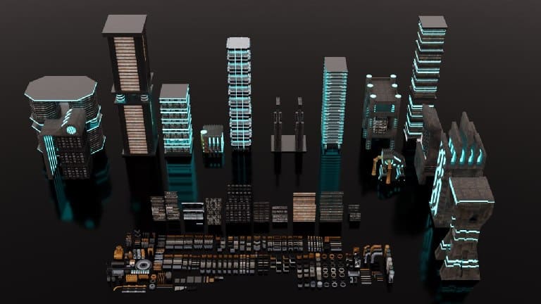 科幻建筑结构 – Sci-Fi Building Structure