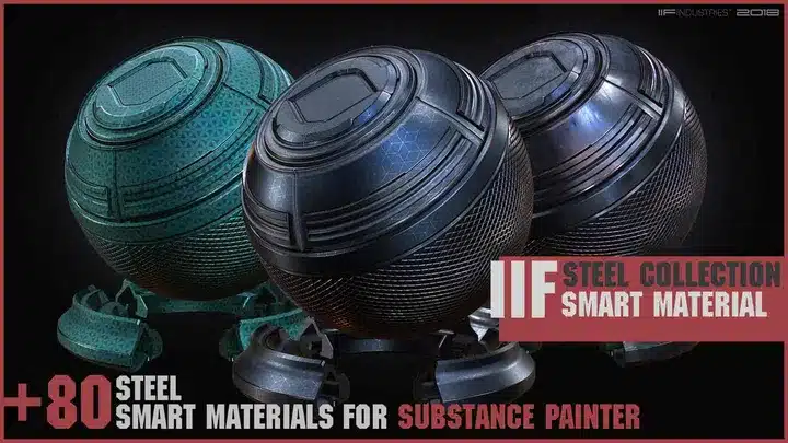 IIF金属材质合集 第1卷 – IIF Metal Collection Vol.1