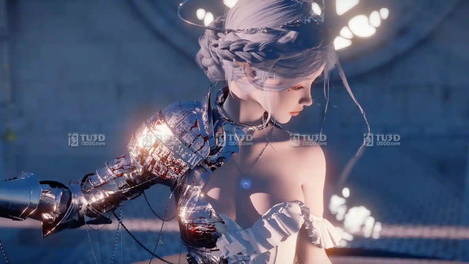 Blender影视级神圣奇幻教堂精灵场景