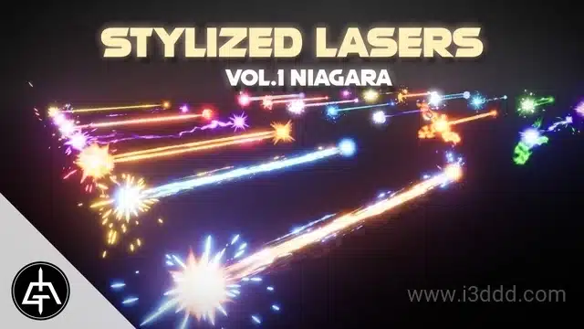 风格化能量激光特效 – Stylized Lasers Vol.1 – Niagara