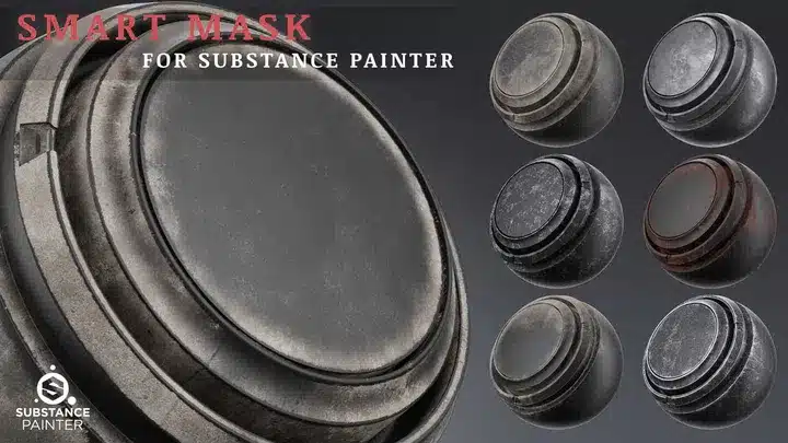 25个智能蒙版 – 25 Smart Masks For Substance Painter