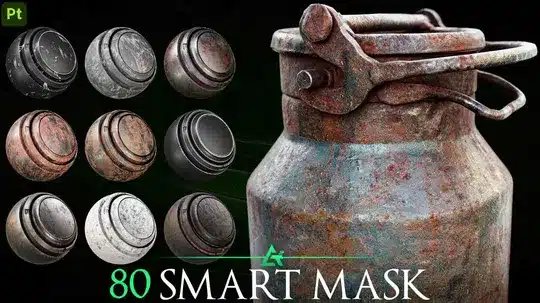 80个高细节智能遮罩 大合集 – 80 High-Detail Smart Masks Mega Pack