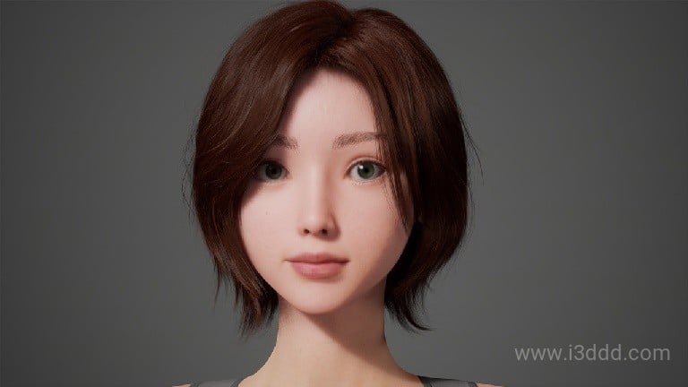 数字人女性角色 – Elise – MetaHuman Character