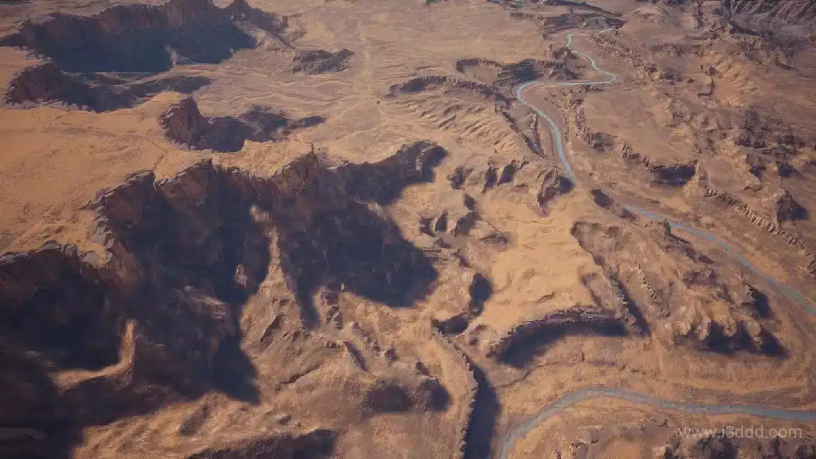 写实沙漠景观场景 – Photorealistic Landscape Pack 3