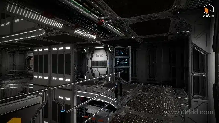 科幻电影猎户座火星生活区 – Sci Fi Orion Mars Living Quarters