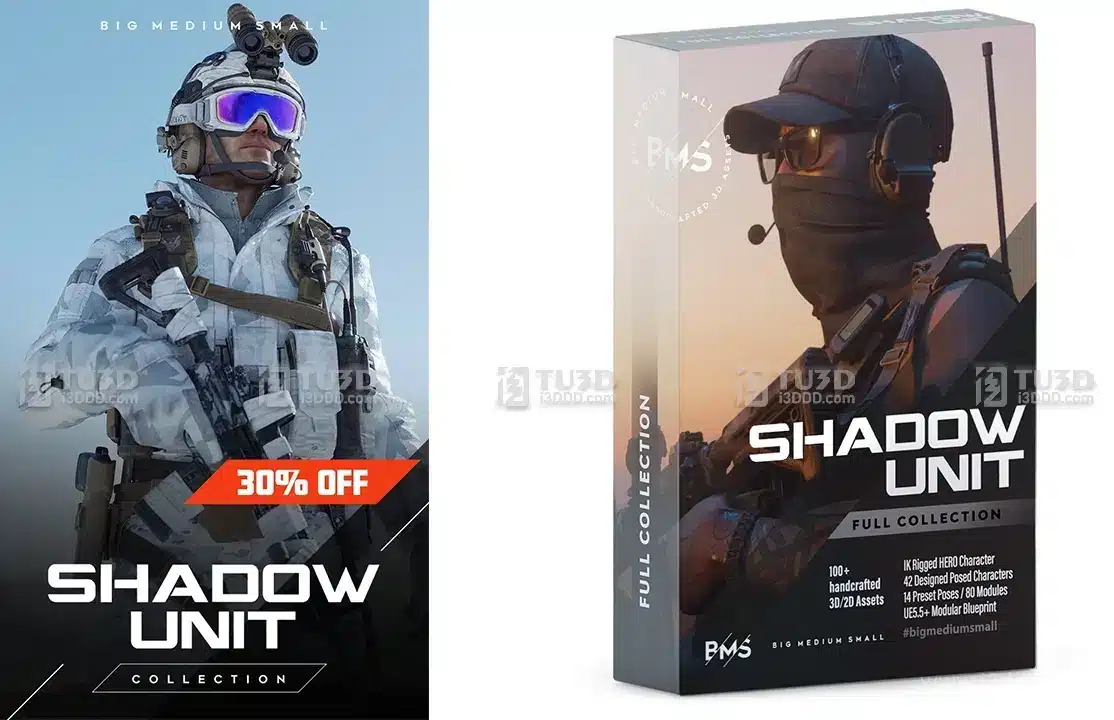 Shadoe Unit 暗影部队 资产包 – BMS 系列