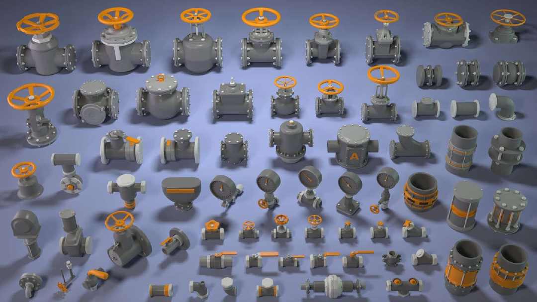 工业 Kitbash 资源包第 4 卷（70 个部件）- Industrial Kitbash Vol.4 (70 Pcs)