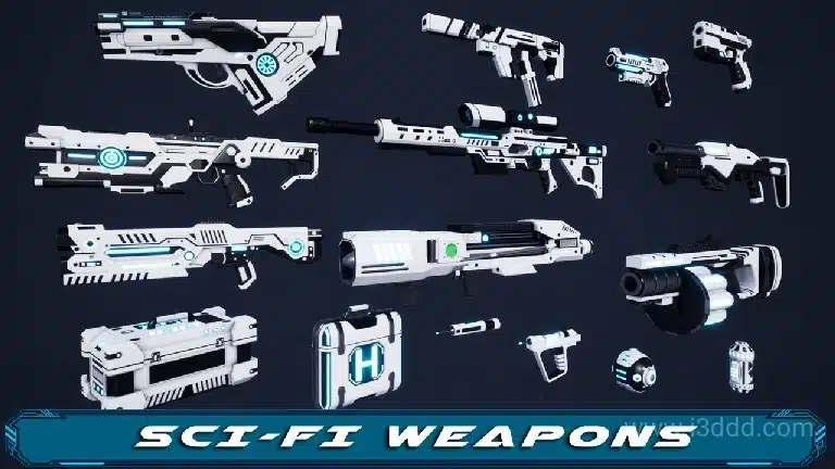科幻未来枪模型 – SciFi Weapons