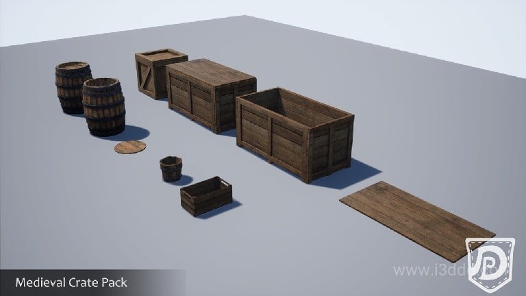 中世纪木箱道具 – Medieval Crate Pack