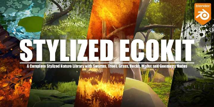 风格化自然资源包 – Stylized Nature Flora Pack: Ecokit