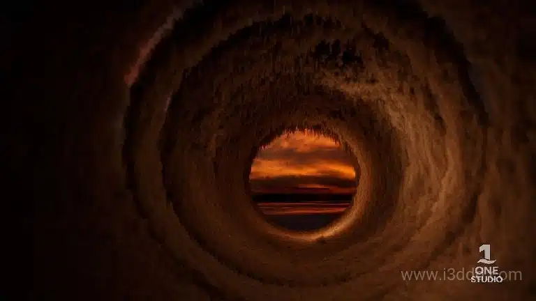 体积云隧道云层穿越特效 – Clouds Tunnel Vdb Pack