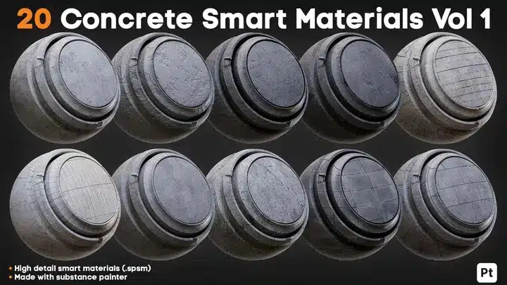 20款混凝土智能材质 第1卷 – 20 Concrete Smart Materials Vol.1