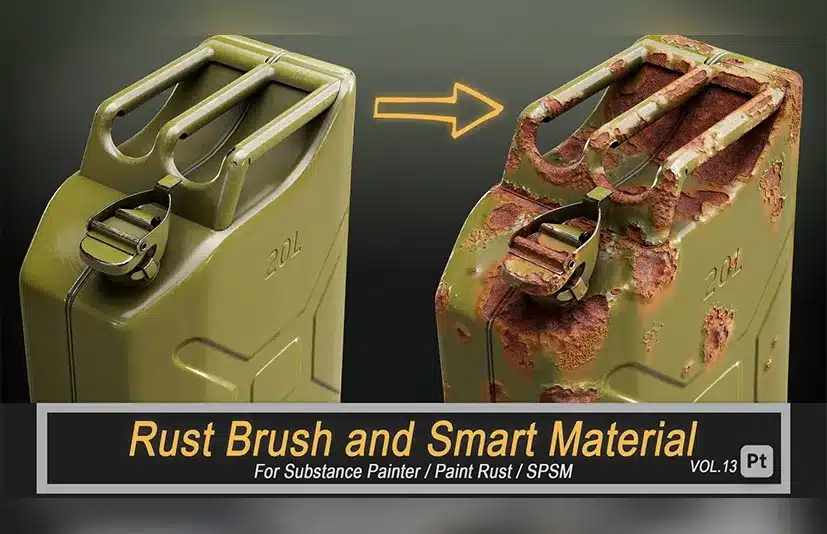 锈迹智能笔刷 第13卷 – Rust Brush & Smart Material Vol.13