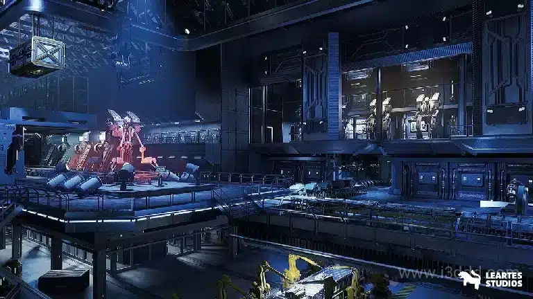 科幻机器人工厂环境 – Sci-Fi Robot Factory Environment