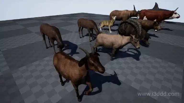 动物鸡鸭鹅牛羊熊兔鲨鱼模型 – Animal Pack Ultra