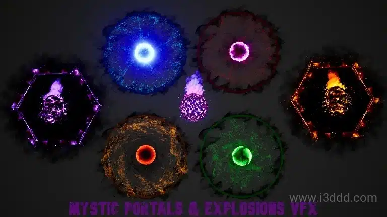 神秘传送门爆炸特效 – Mystic Portals / Explosions VFX Pack