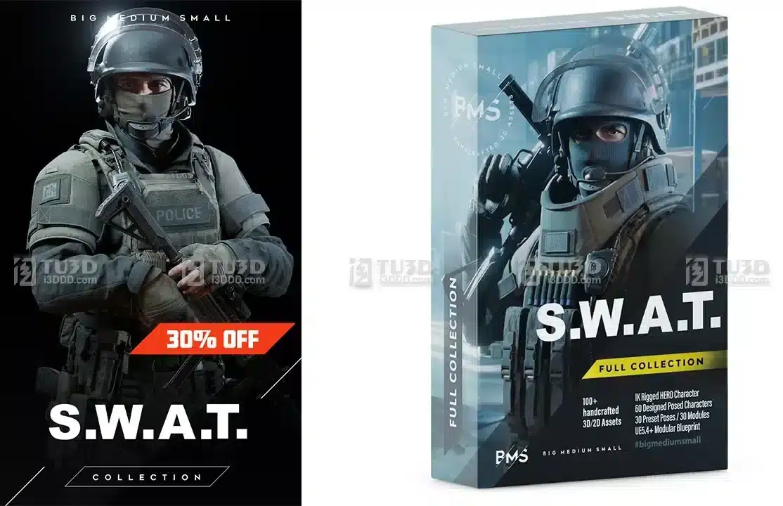 S.W.A.T. 特警 资产包 – BMS 系列
