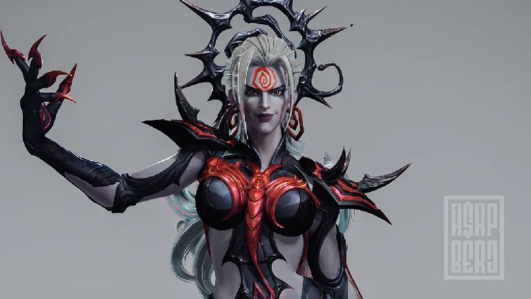 黑皇后海拉 角色绑定 – Hela Queen of Black Rig