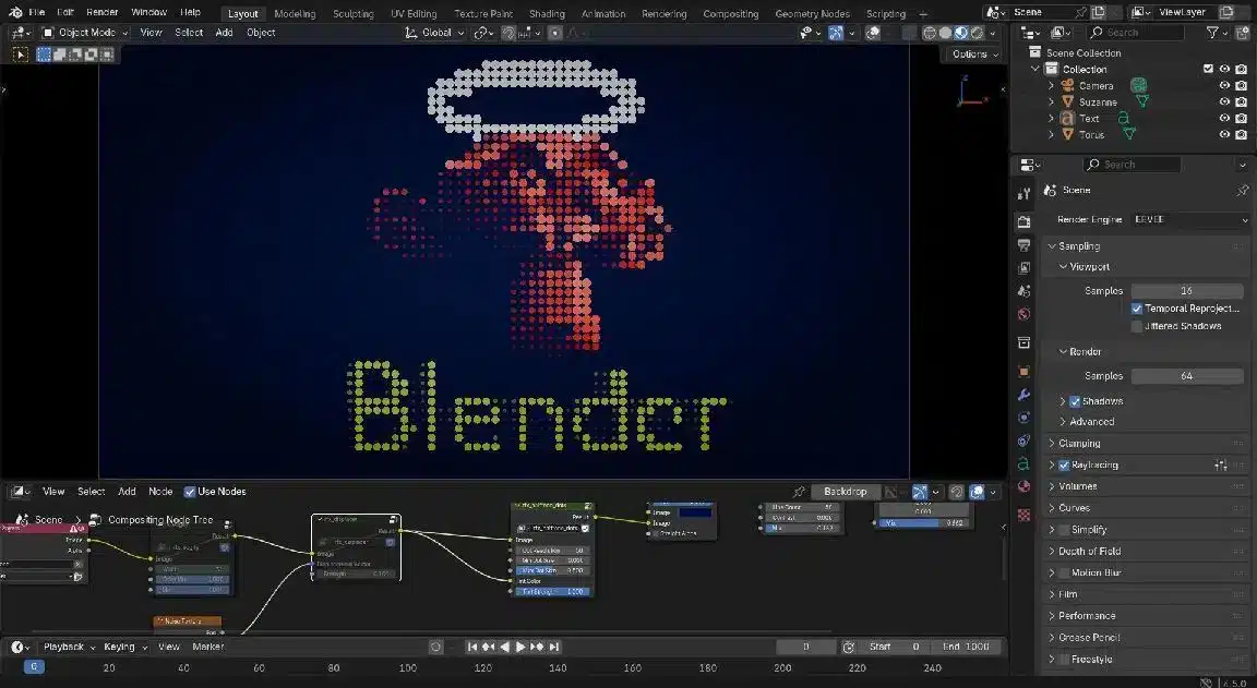 RedFX Lite 特效节点组（Blender 4.5）- RedFX Lite (Blender 4.5 Compositor)