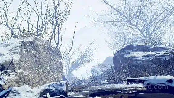 冬天下雪森林树林冬季树木场景 – Winter Forest Set