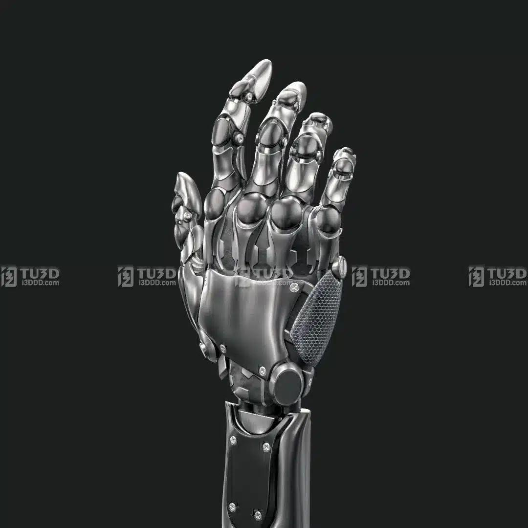 Blender机器人手3D模型（含贴图+动画）