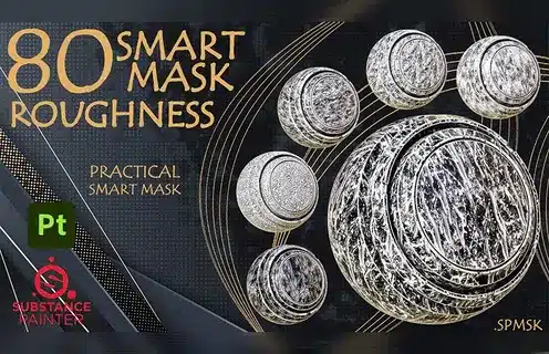 高质量实用智能遮罩 第4卷 – 80 Practical Roughness Smart Masks Vol.04