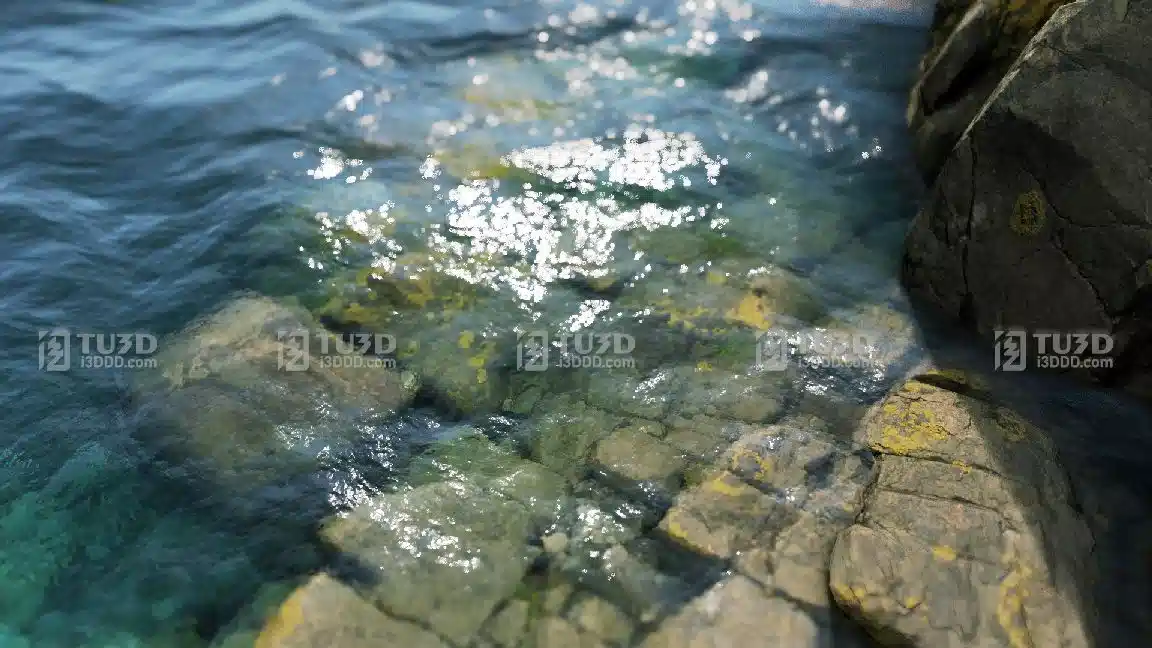 Blender真实水面着色器Waterfx素材