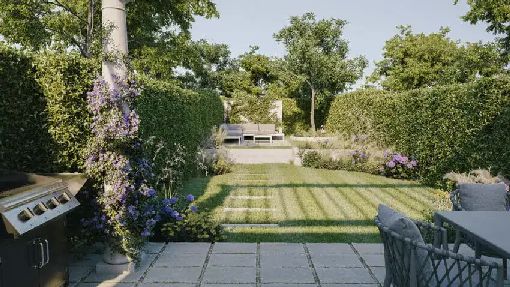 iMeshh 完整花园场景动画 – iMeshh – Full Garden Scene Animation