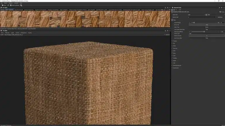 纺织牛仔布料生成器 – Outgang Textile Generator Pro