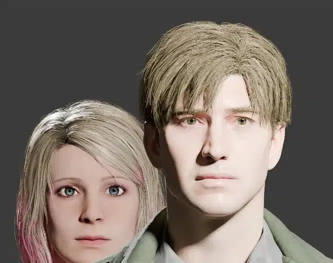 Blender 写实男生女生绑定角色