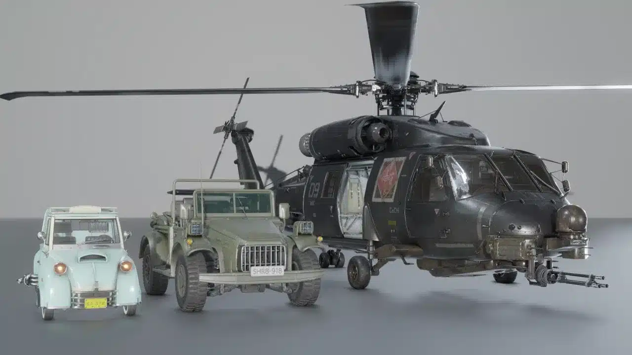 最终幻想 7 重制版 载具模型 – Final Fantasy VII Remake Vehicle Models