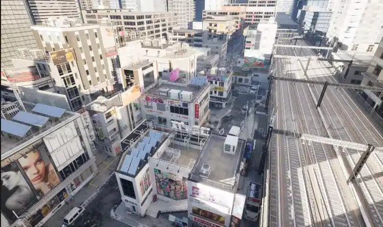 Blender 日式都市商业街场景模型