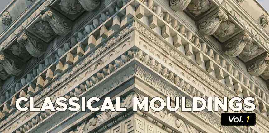古典装饰线条模型集第 1 卷 – Classical Mouldings Vol.1