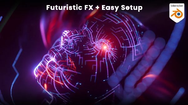 科幻角色电子信号特效 – Sci-Fi Character Electric Signal FX