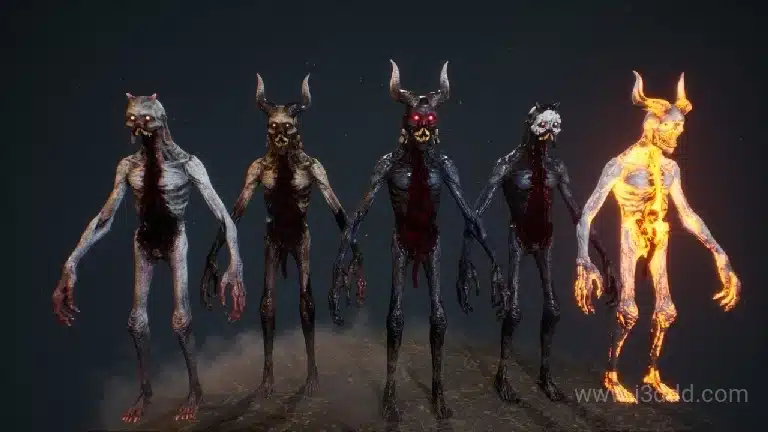 恐怖怪物恶魔人物角色幻想生物幽灵