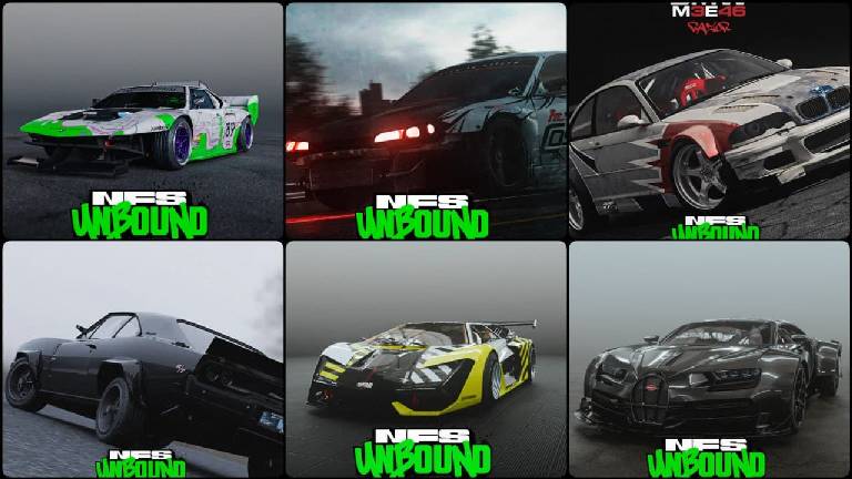 极品飞车：不羁 3D 模型合集 – Need for Speed Unbound 3D Models
