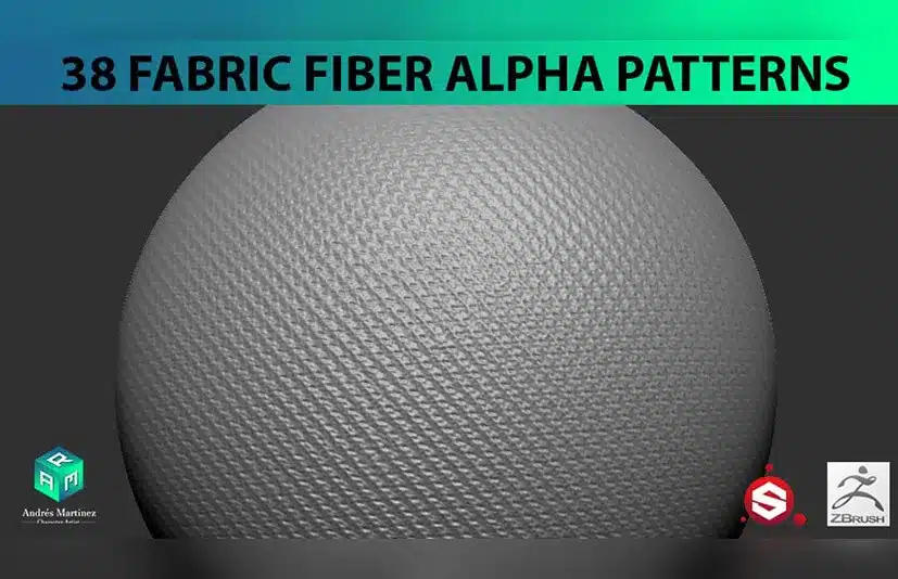 38 款织物纤维 Alpha 图案 – 38 Fabric Fiber Alpha Patterns
