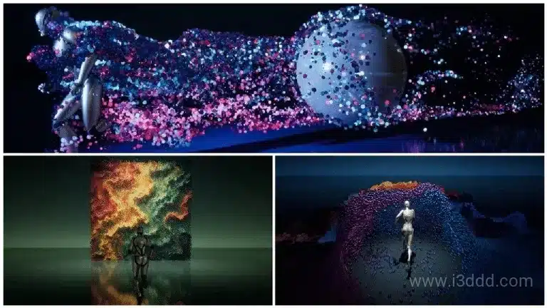 抽象流体生成特效 – Abstraction Generator – Niagara Fluids