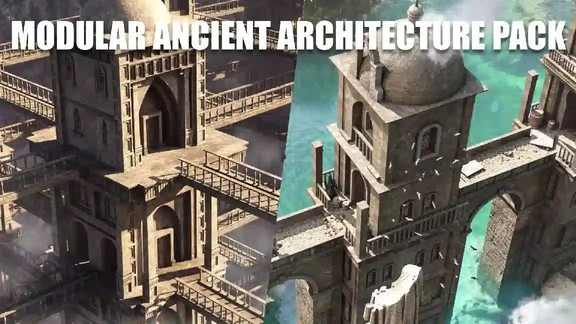 模块化古代建筑资源包 – Modular Ancient Architecture Pack