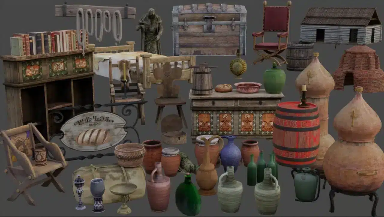 巫师 3：狂猎 资产库 – The Witcher 3 Asset Library