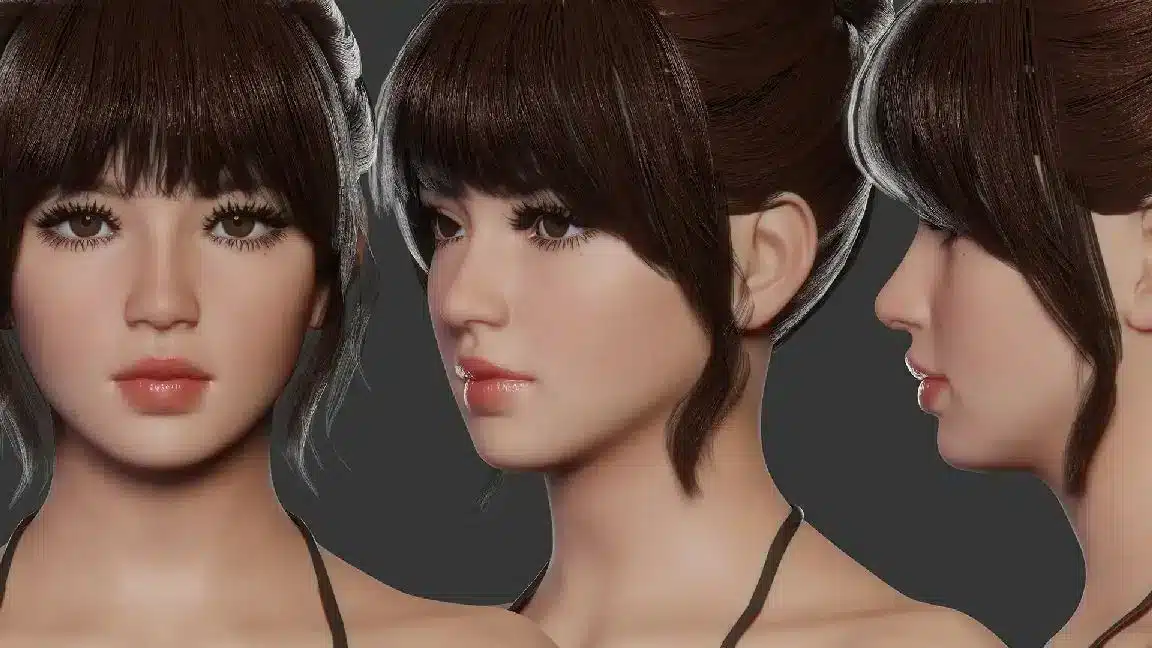 JOY v1.4 绑定女性角色 – JOY v1.4 Rigged Female Character