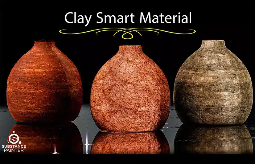 高质量黏土智能材质 – High-Detail Clay Smart Material