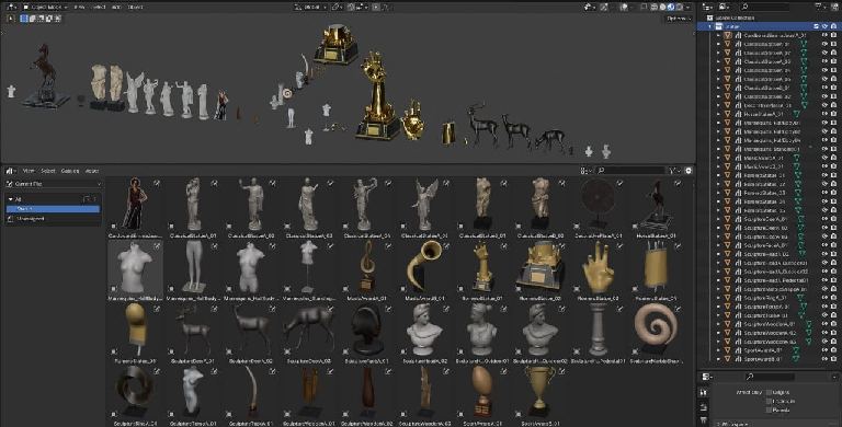 死亡岛 2 雕像资源包 – Dead Island 2 Statues Pack