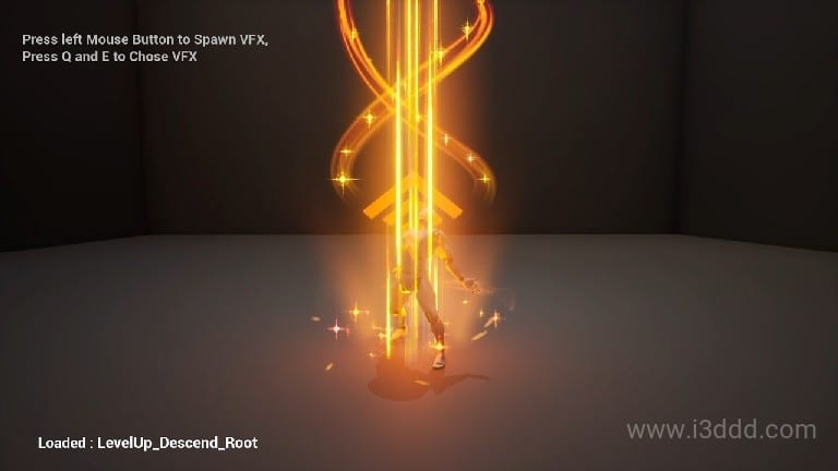 游戏升级技能刷新特效包 – Level Up and Spawn VFX