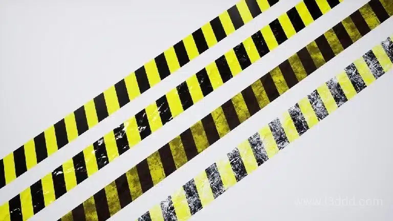 警示胶带样条工具 – Caution tapes + Spline tool