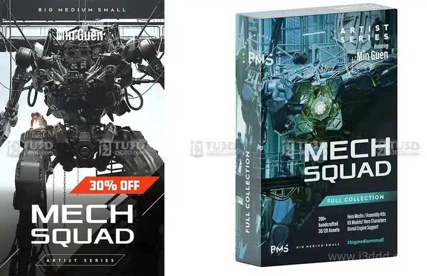 MECH SQUAD 科幻机甲 资产包 – BMS 系列