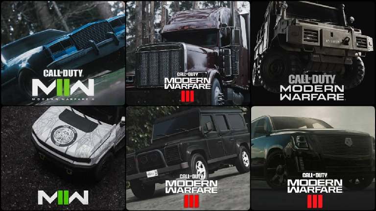 使命召唤 3D 车辆模型合集 – COD 3D Vehicles Collection