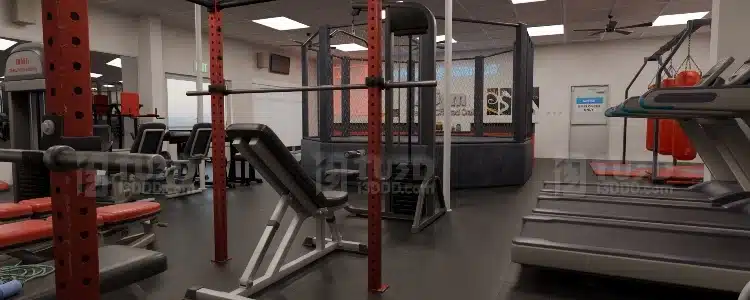 Blender 写实综合健身房场景