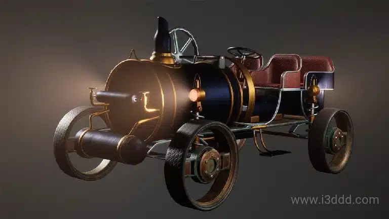 可驾驶蒸汽朋克汽车 – Driveable SteamPunk Car / Vehicle