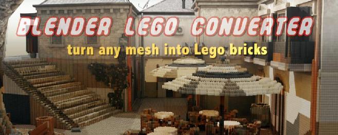 Blender 乐高转换器 – Blender Lego Converter